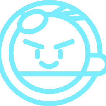 笑う男