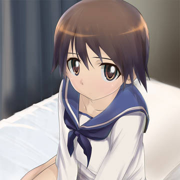 上目遣い