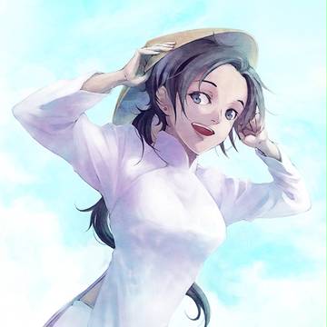 アオザイ少女