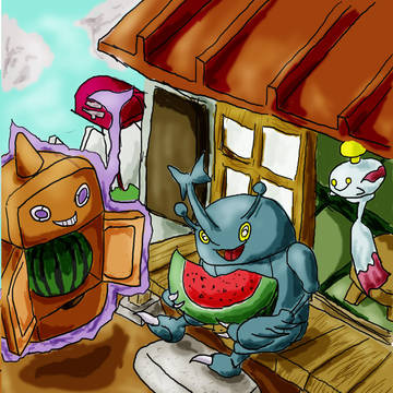 【ポケモン】ヘラクロスの夏