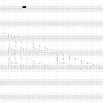 エクセル使ってセル・オートマトンやってみた(ルール90)