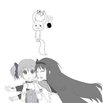 ほむまど(着色前)