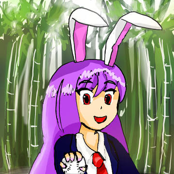 東方ソフト優曇華立ち絵