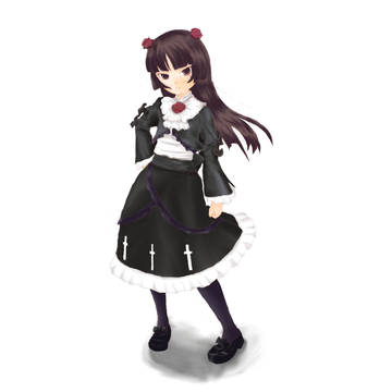 黒猫＜背景なしver.＞