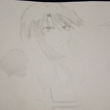 落書き　鮮花(空の境界)