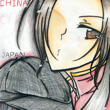 友人の線画を塗ってみました