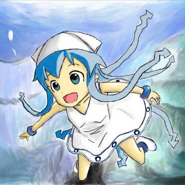 イカ娘＋　※海の中　