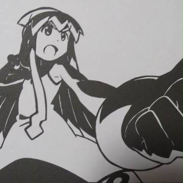 【切り絵】イカ娘【でゲソ！】