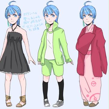 【トレ学】修学旅行服装【嬬恋こより】