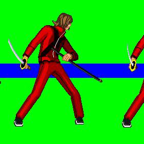【ドット絵】周防 達哉（後退）【mugenキャラ作成】