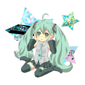 頭を取り外そうとしているミクさん