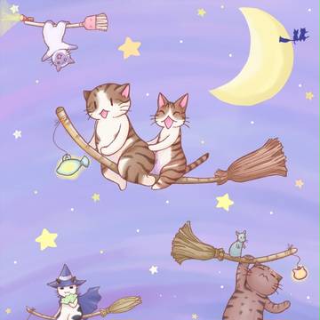 猫は箒で空を飛ぶ