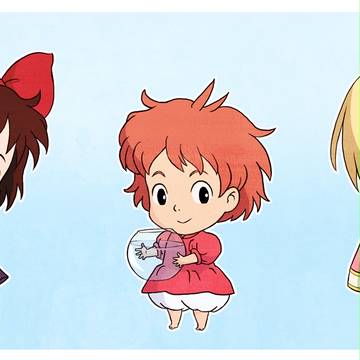 ghibli chibi set 1
