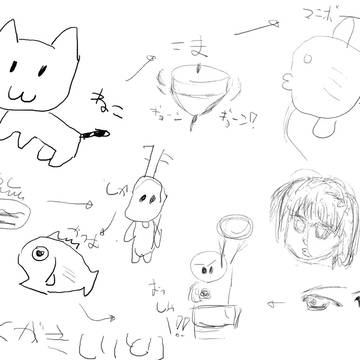 らくがきしりとり