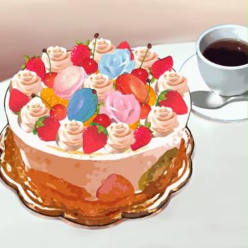 ふつうのケーキ