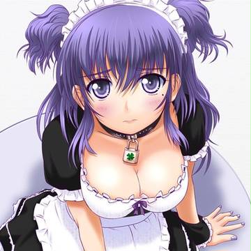 胸をアピール