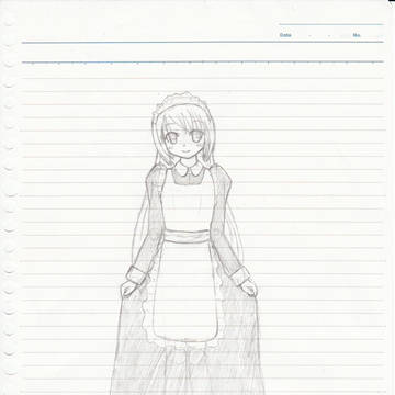 落書きメイドさん