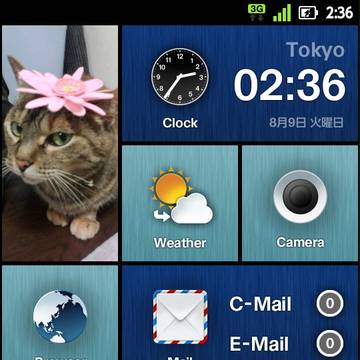 INFOBAR A01 テーマ自作