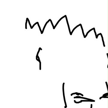 目を瞑って描いたmageres