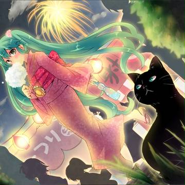 猫にサイダー