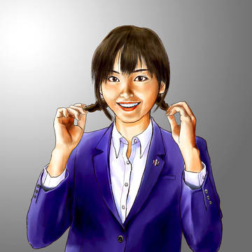 新垣結衣ちゃんに某都立高校の制服を着せてみた