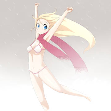 水着マフラー