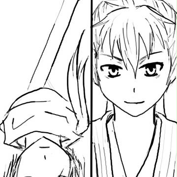 練習中