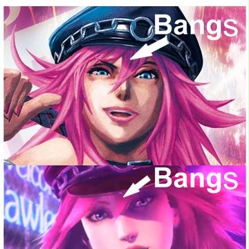 ポイズンの前髪.....!? Poison's bangs!?