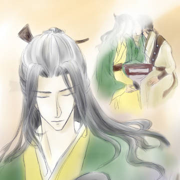 戚顾《洗碗》插图