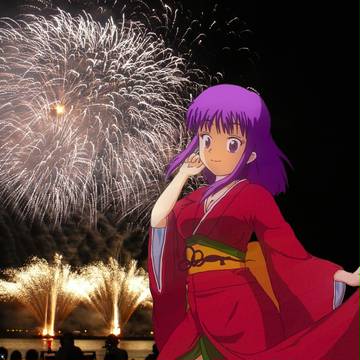 長谷部と花火大会