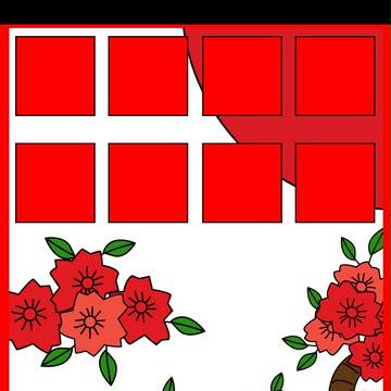 iPhone4壁紙　花札