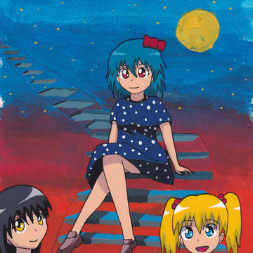 月明かりふんわり落ちてくる夜