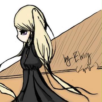茶色の髪の少女