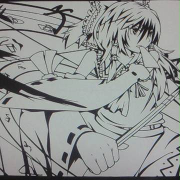 「東方×博霊麗夢」ステッカー
