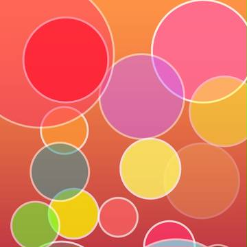 iPhone4　壁紙　丸い何か