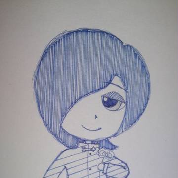 初描き黒須