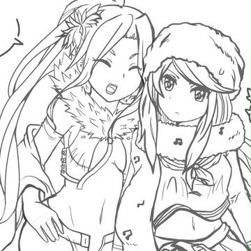 下書き@アイヒナ 百合