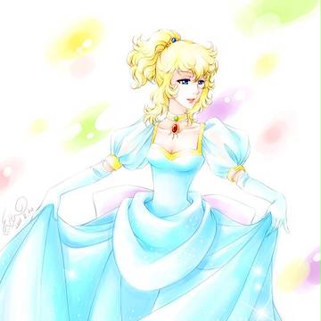 ドレス姿のオスカルさま