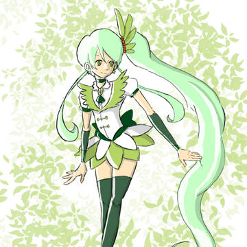 プリキュア風の娘