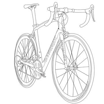 自転車　素材用