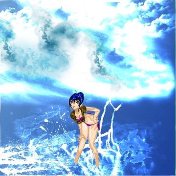 青い空