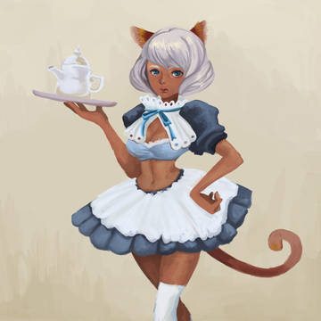 メイド喫茶 練習