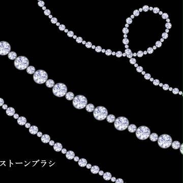 ラインストーンブラシ【素材】