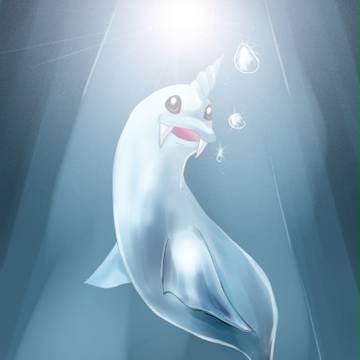 深海の一角獣