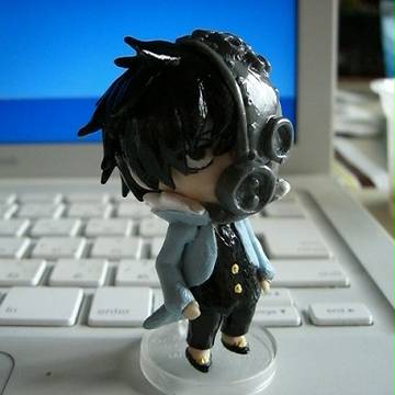 ねんどろいどぷちカスタムで館長作ってみた。