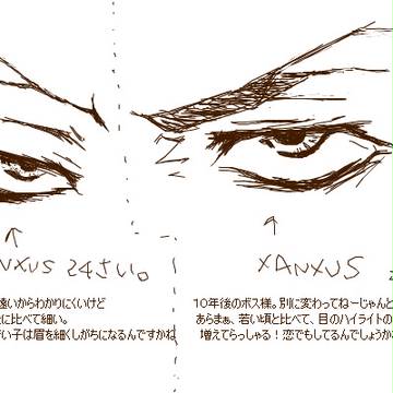 目だけ