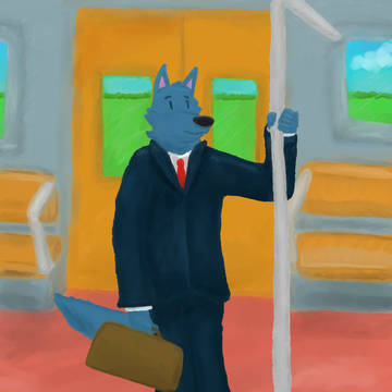 A Professional rides the Metro