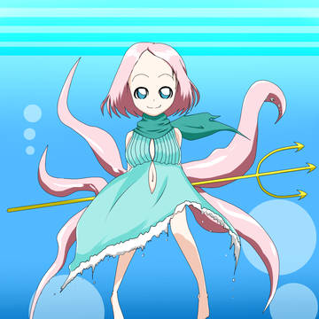 【共通テーマ製作】海の小神【8月】