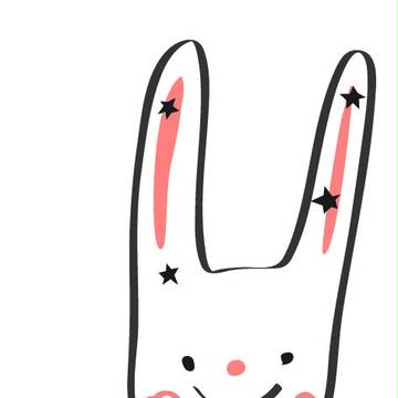夜のうさぎ