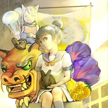 黄色い凧